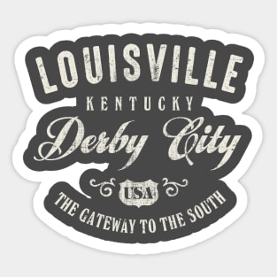 Louisville Kentucky Derby City Vintage Sticker